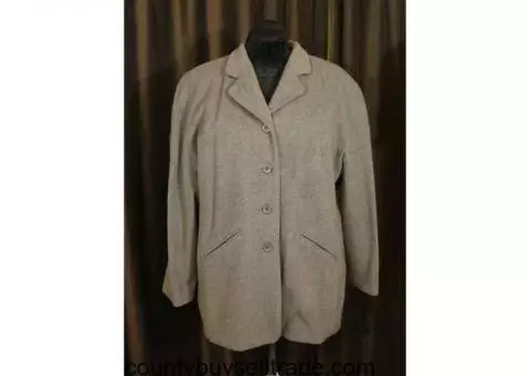Pre-Owned, Like New, Size 16 Coldwater Creek Wool Cashmere Jacket
